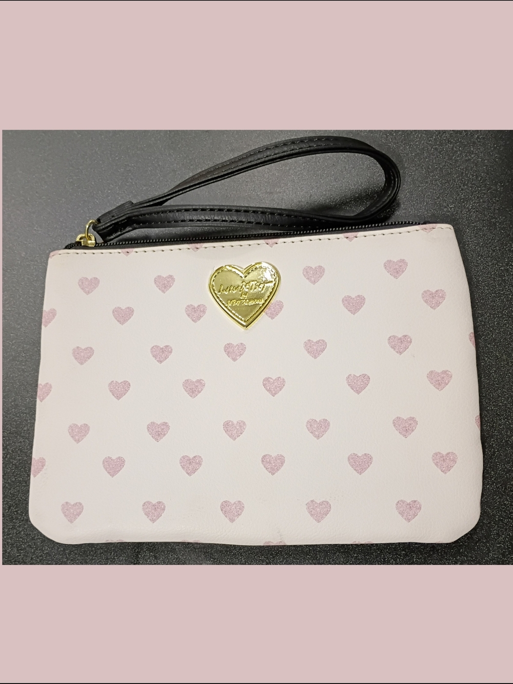 Luv Betsy By Betsy Johnson Wristlet Bag Like New Condition